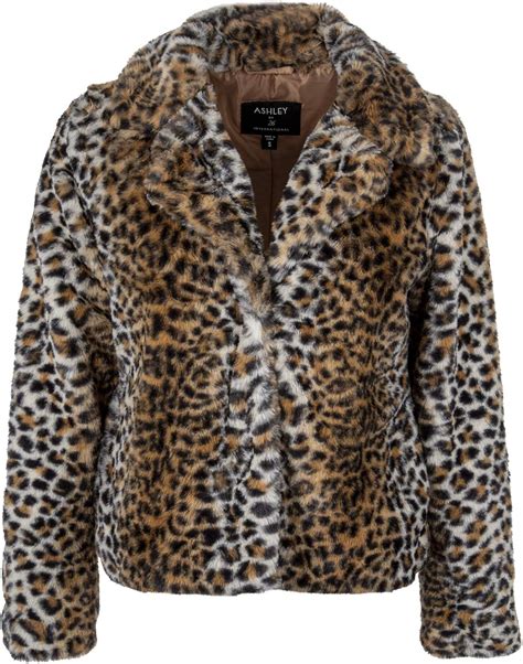 cheetah print faux fur coat|cheetah print fur jacket.